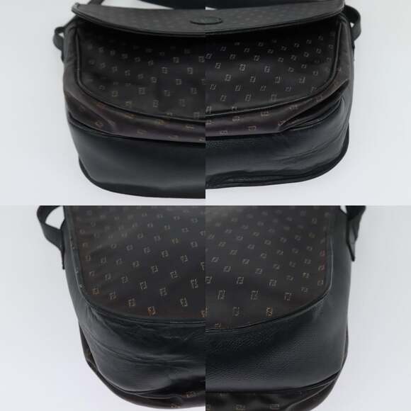 FENDI Shoulder Bag Pvc Black - Picture 10 of 12